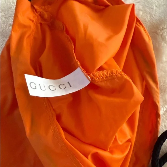 GG Orange nylon off the grid backpack - Picture 10 of 16